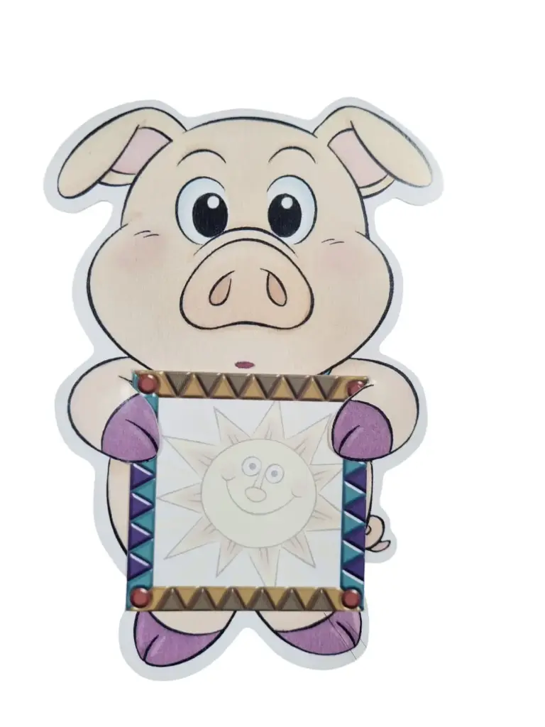 Pinky Pig Gift Tag