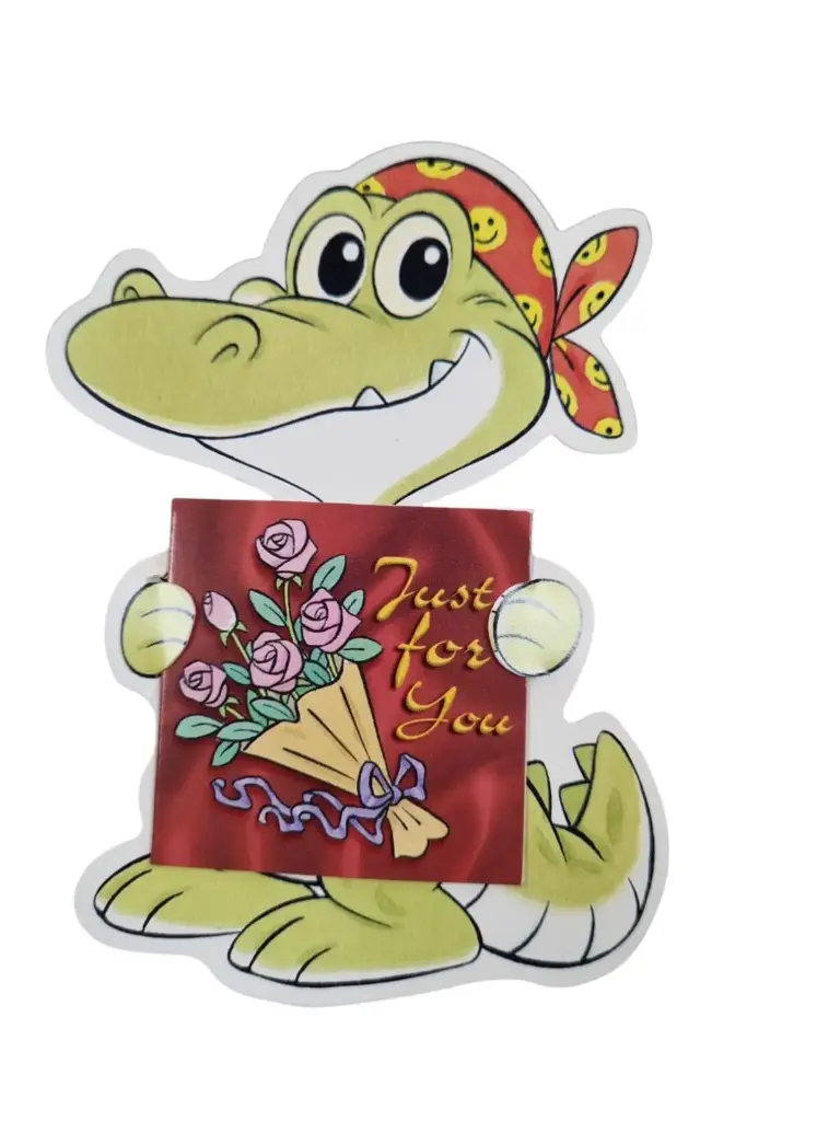 Angelo Alligator Gift Tag