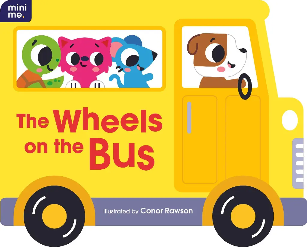 Mini Me - Shaped Board Book - The Wheels on the Bus
