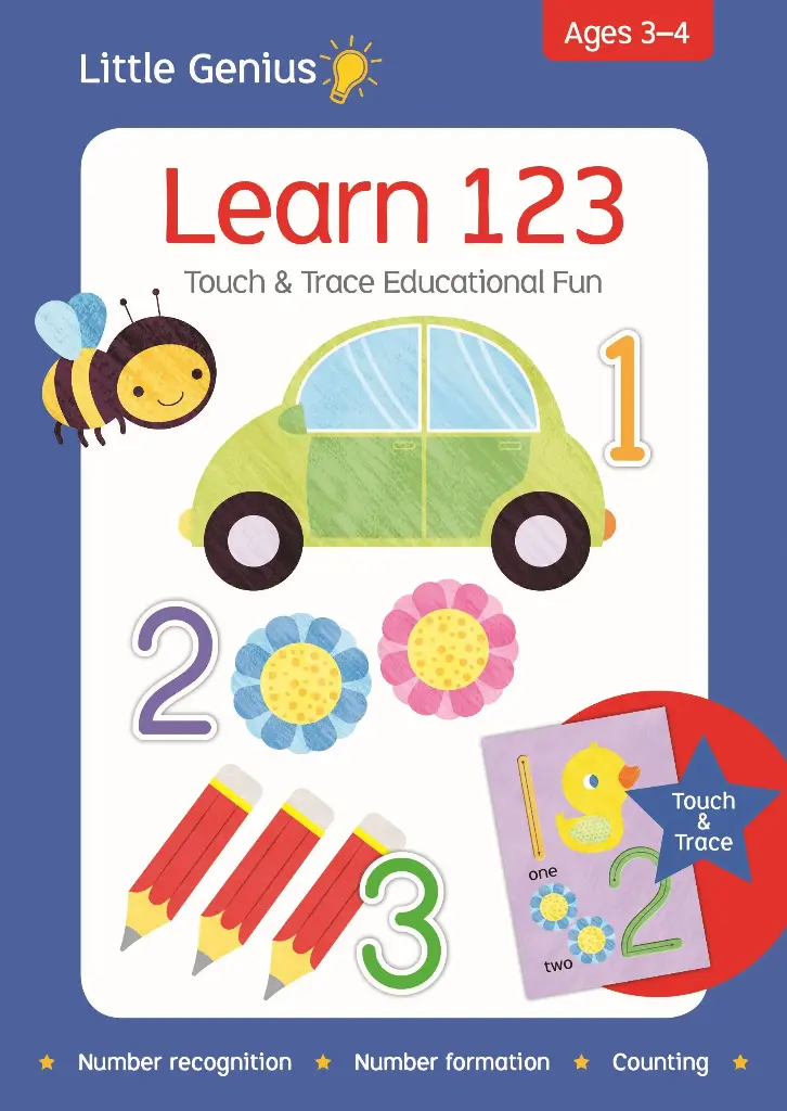 Little Genius Giant Flash Card 123 - New Box