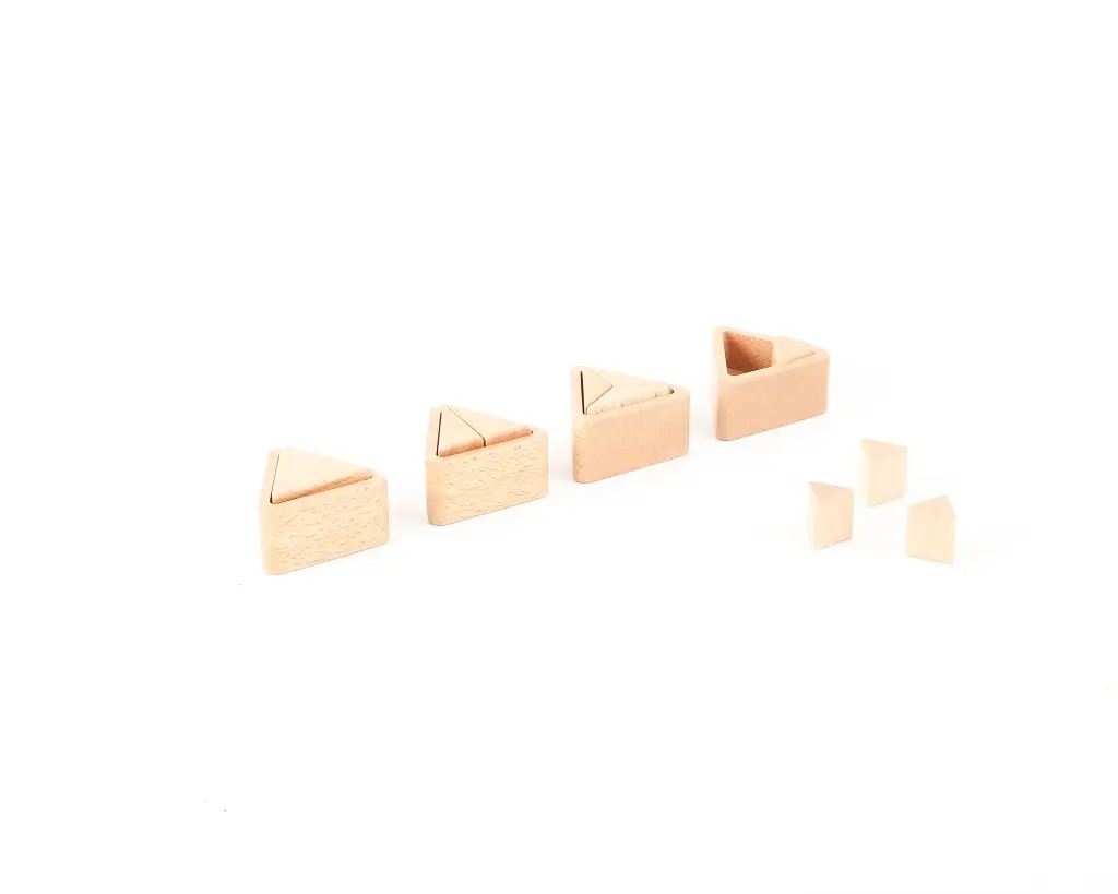 Natural  fraction cups triangle