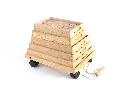 Natural buliding big blocks with trolly
