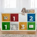 Storage Cube With Numbers