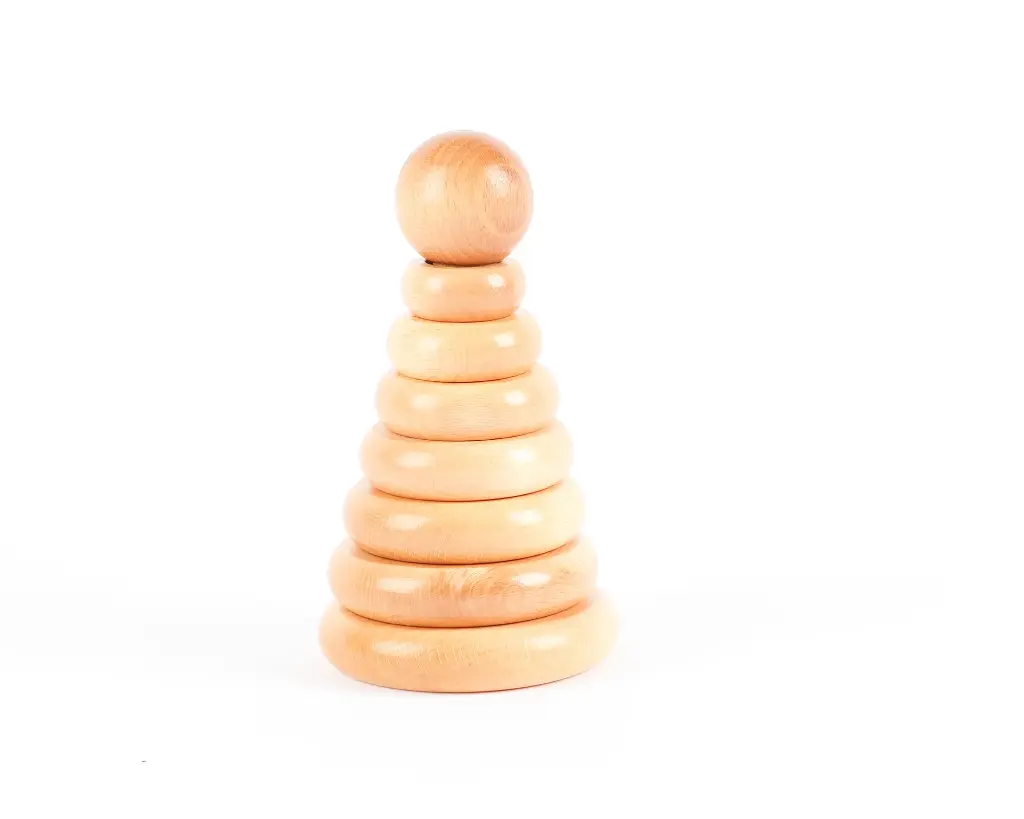 Natural stacking rings- large
