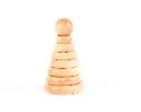 Natural stacking rings- large