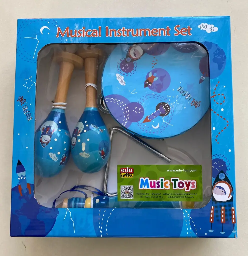 Graphical designed musical instruments set