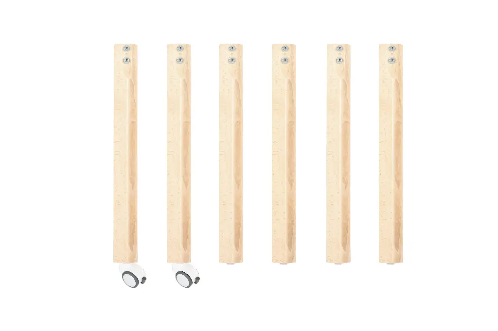Elegance Table legs ( two w/casters, 4 w/o casters )