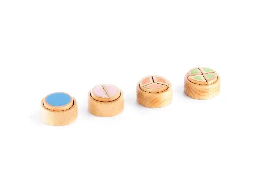 [21144] Fraction cups (Circle)