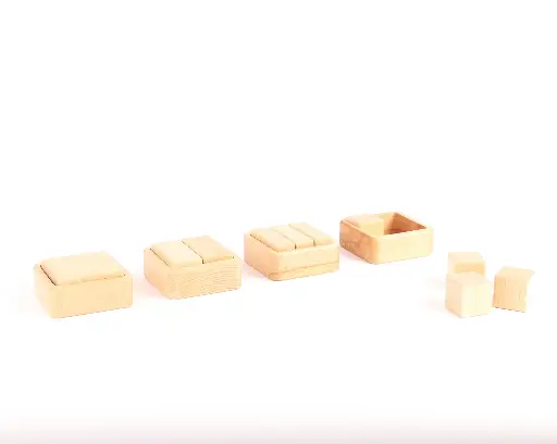 [34265] Natural  fraction cups square