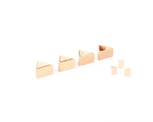 [34260] Natural  fraction cups triangle