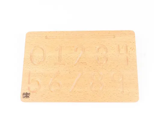 [34200] Natural  tracing number board English 