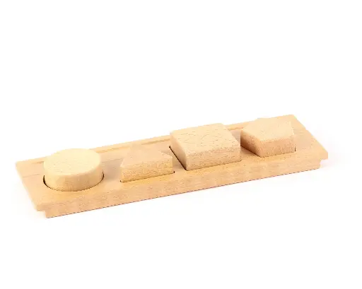 [34160] Natural Toddler first shape board