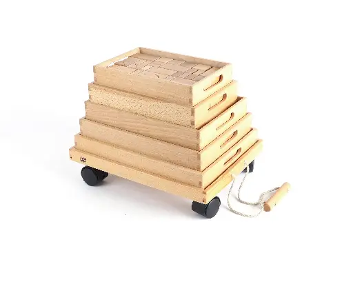 [34250] Natural buliding big blocks with trolly