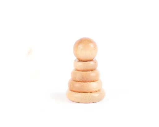 [34155] Natural stacking rings - small