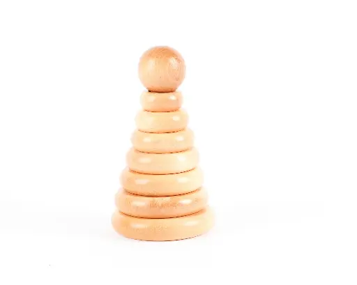 [34150] Natural stacking rings- large