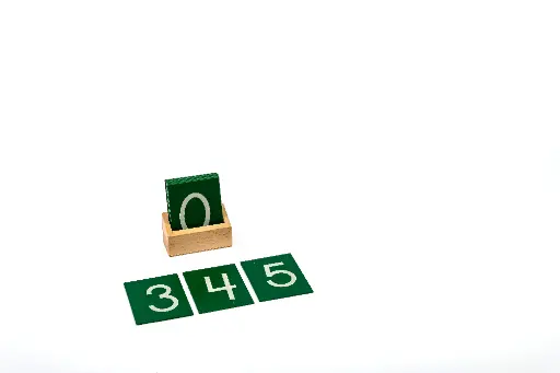 [91085] Sand paper – English numbers