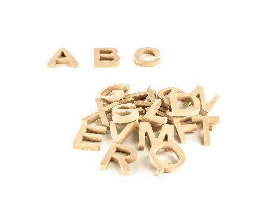 [12067] Standing upper-case alphabet set ( 26letter)