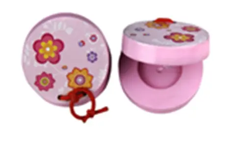 Graphic designed castanet