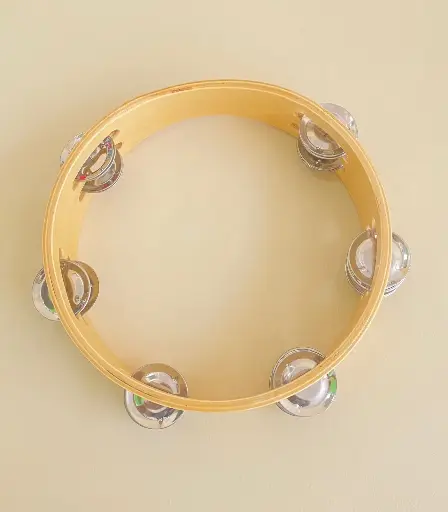 [94300] Tambourine headless 8" with 12 bells