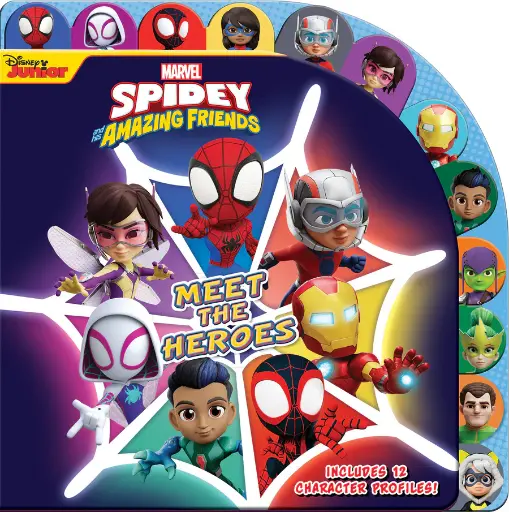 [23454] Spidey and His Amazing Friends - Tabbed Board Book