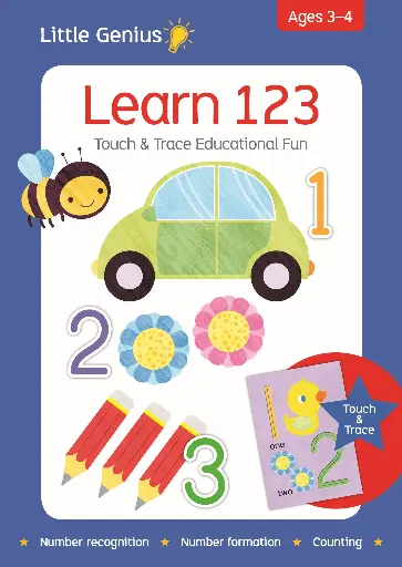 [21269] Little Genius Giant Flash Card 123 - New Box