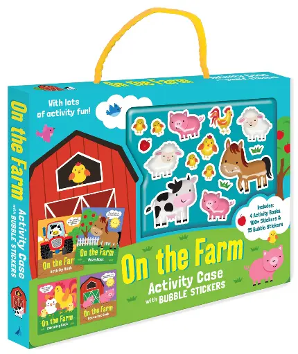 [22496] Bubble Sticker Activity Case - On the Farm