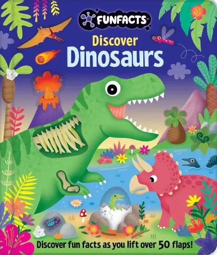 [23373] FunFacts - Lift the Flap Board Book - Discover Dinosaurs