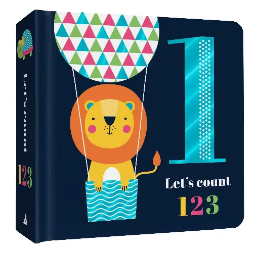 [22265] Chunky Foil Board Book - Let's Count 123