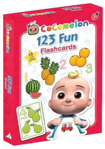 [22223] Cocomelon-giant flash cards-123 fun
