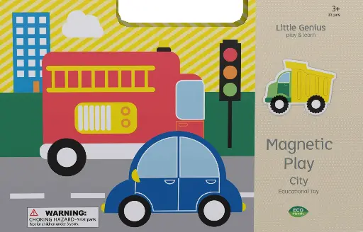 [21852] Little Genius Play & Learn - Magnetic Play - City