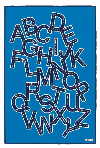 [22098] Giant Mat Letters Uppercase Arrows