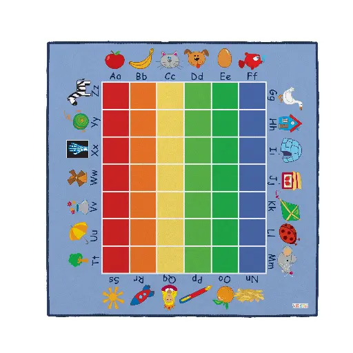 [13007] Giant Rug Alphabet Sorting Mat