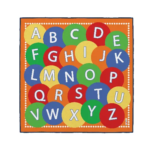 [13024] Deco Mat -Loop ABC Alphabet
