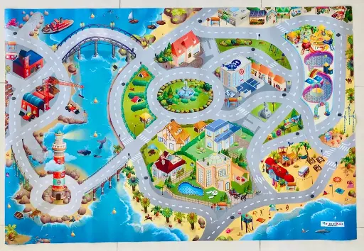 [11254] PLAYMAT - QUADRI MER CONNECT QUADRI