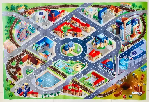 [11220] PLAYMAT - QUADRI DISTRICT CONNECT QUADRI
