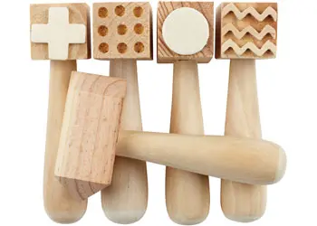 [WPH5] Wooden Pattern Hammers Pk of 5