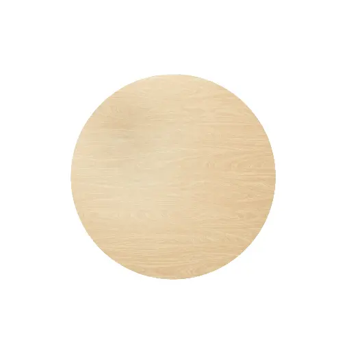 Circular Table Top with wooden frame 120 - 4L Wood