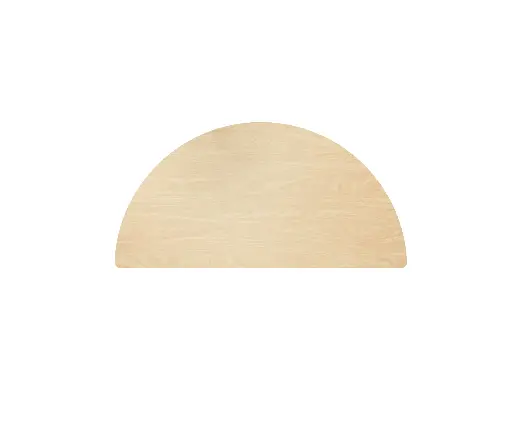 Elegance  Semi-Circular Table Top 120 x 60 - 4L 