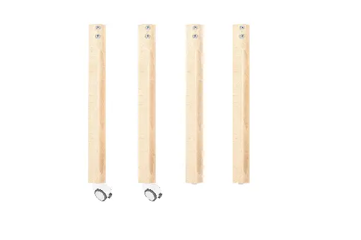 Elegance Table legs ( two w/casters, two w/o casters )