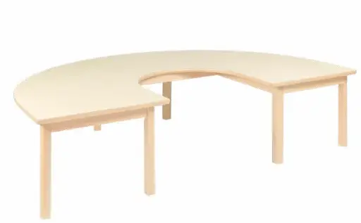 Elegance U-Shape Table Top 180 x 120 - 6L Wood