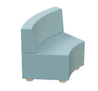 Flex-Space curved Lounge with back