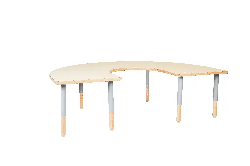 U-Shape Flexo Table Top 180 x 120 - 6L Metal